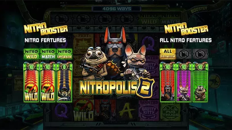Nitropolis 2 slot screenshot 1