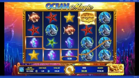 Ocean Magic slot screenshot 2