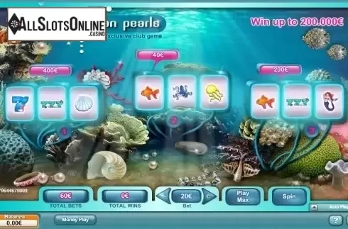 Screen 4. Ocean Pearls from NeoGames