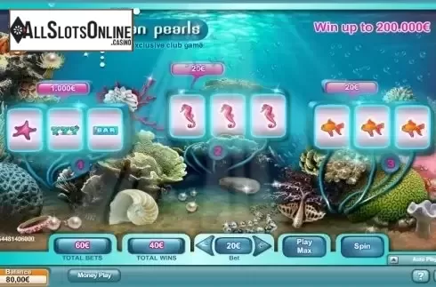 Screen 1. Ocean Pearls from NeoGames