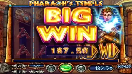 Pharaohs Temple slot screenshot 3
