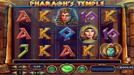 Pharaohs Temple slot screenshot 1