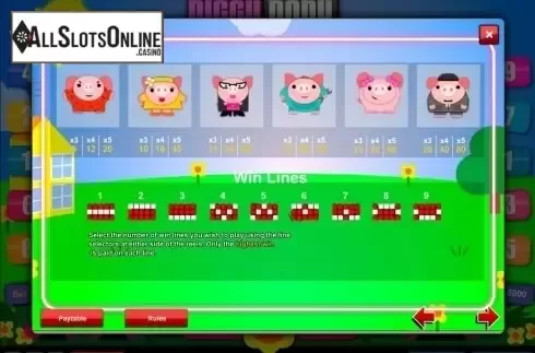 Screen2. Piggy Bank 1x2 from 1X2gaming