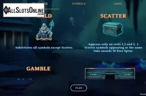 Game Feature screen