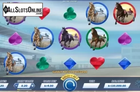 Reel Screen. Racing Lovers from Yggdrasil