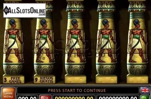Screen3. Ramesses Temple from Casino Technology