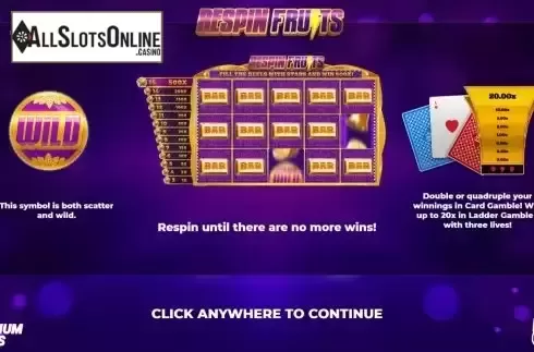 Start Game screen