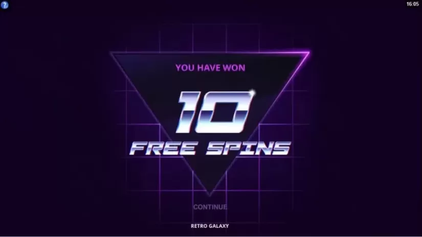 Retro Galaxy slot screenshot 3