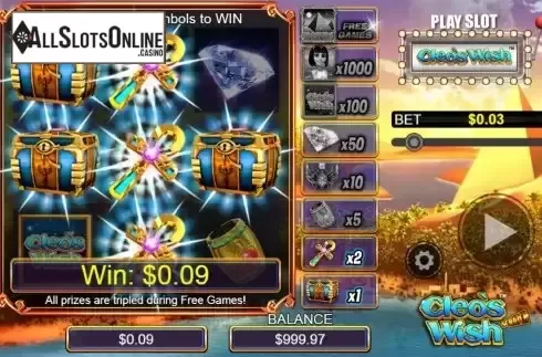 Win screen