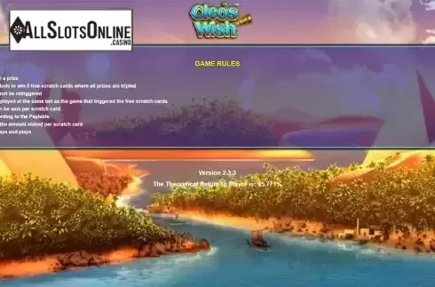 Features screen