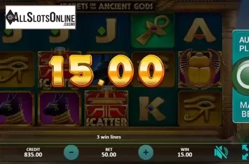 Win Screen 2. Secrets of the Ancient Gods from Gamefish Global