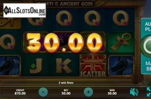 Win Screen. Secrets of the Ancient Gods from Gamefish Global