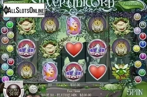 Screen7. Silver Unicorn from Rival Gaming
