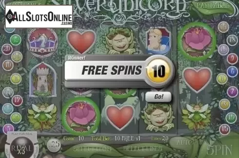 Screen6. Silver Unicorn from Rival Gaming
