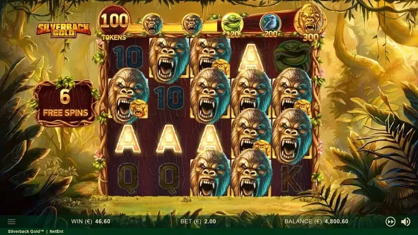 Silverback Gold slot screenshot 9