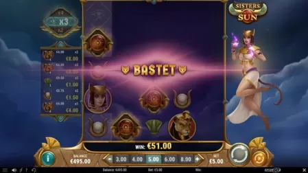 Sisters of the Sun slot screenshot 6