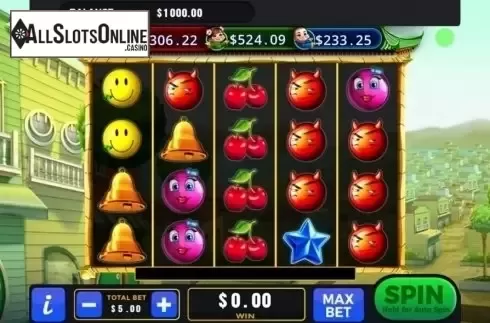 Game Screen. Smiley Ville from GMW
