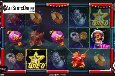 Win Screen 2. Space Christmas from 1X2gaming