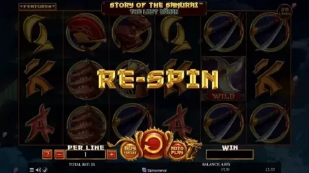 Story Of The Samurai The Last Ronin slot screenshot 2