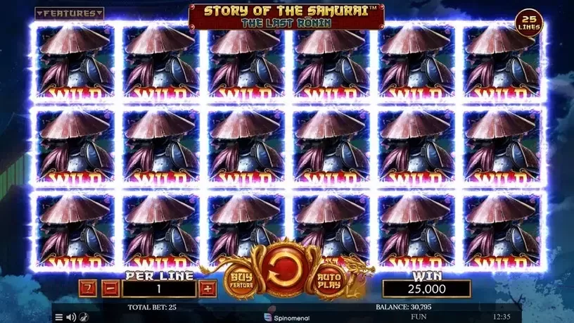 Story Of The Samurai The Last Ronin slot screenshot 4