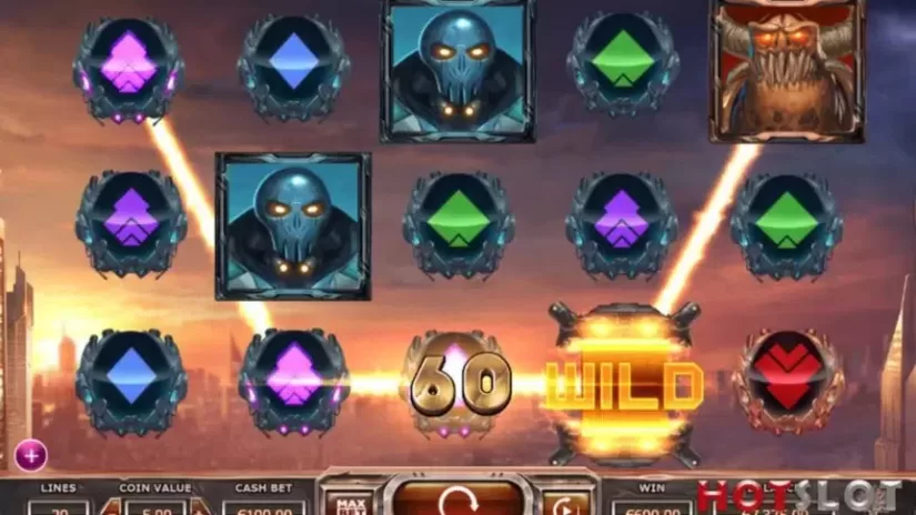 Super Heroes slot screenshot 3