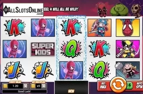 Game Workflow screen . Super Kids from TOP TREND GAMING
