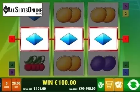 Win Screen. Take 5 RHFP from Gamomat