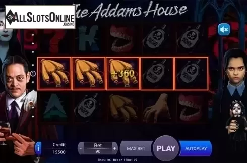 Game workflow . The Addams House from X Play