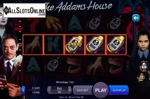 Game workflow 3. The Addams House from X Play