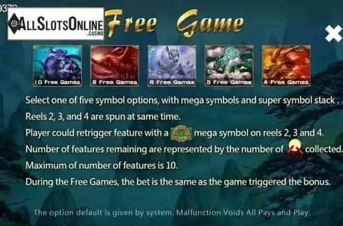 Free Spins. The Beast War from CQ9Gaming