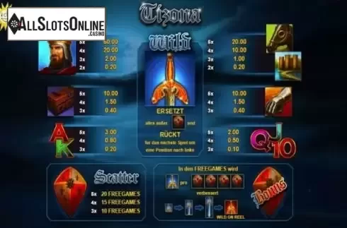 Paytable