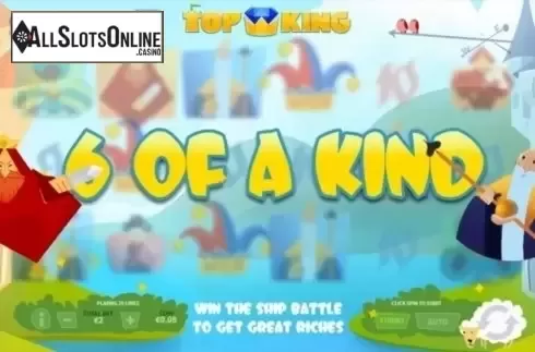 Win Screen. Top King from Skywind Group