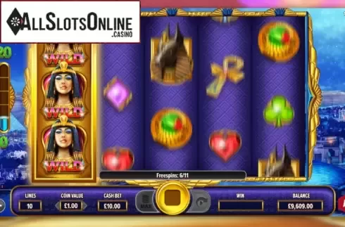 Sticky Wilds Feature. Treasures Of Egypt (NetGaming) from NetGaming