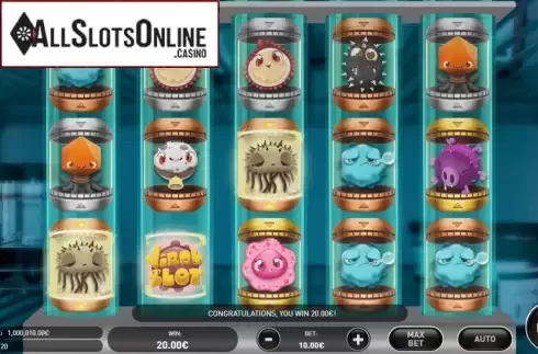 Win screen 1. Viral Slot from R. Franco