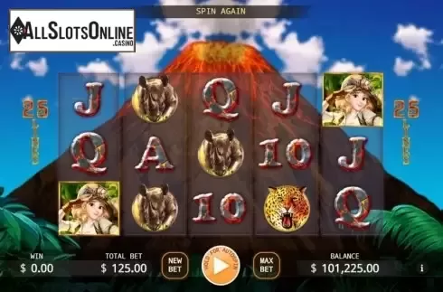 Reel Screen. Volcano Adventure from KA Gaming