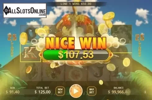 Win Screen 1. Volcano Adventure from KA Gaming