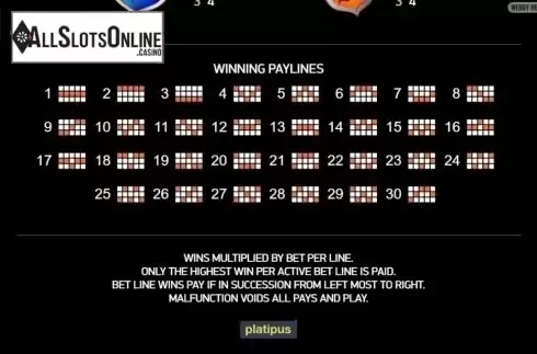 Paylines. Webby Heroes from Platipus