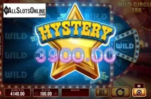 Win Screen 2. Wild Circus 256 from SYNOT
