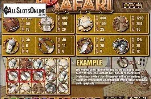 Screen2. Wild Safari (Rival) from Rival Gaming