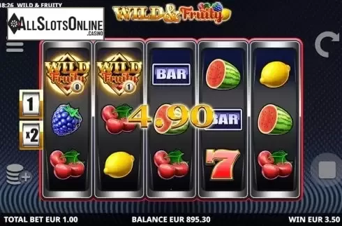 Win Screen 3. Wild and Fruity from Leander Games
