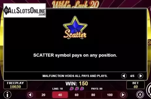 Scatter screen