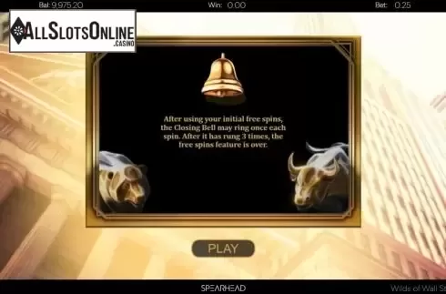 Free Spins 3. Wilds of Wall Street 2 from Spearhead Studios
