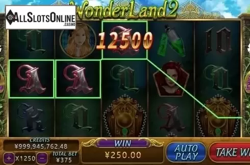 Win Screen. Wonderland 2 from CQ9Gaming