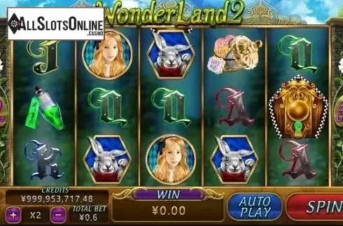 Reel Screen. Wonderland 2 from CQ9Gaming
