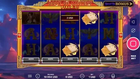 Book of Mystery Pyramids slot screenshot 3