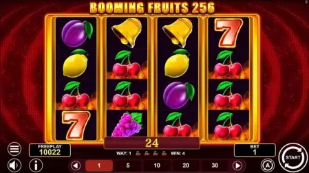 Booming Fruits 256 slot screenshot 2