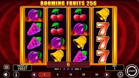 Booming Fruits 256 slot screenshot 3