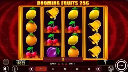 Booming Fruits 256 slot screenshot 4