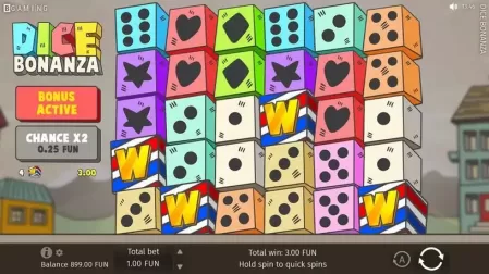 Dice Bonanza slot screenshot 2
