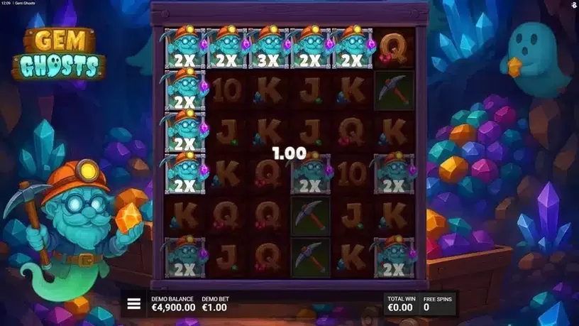 Gem Ghosts slot screenshot 5